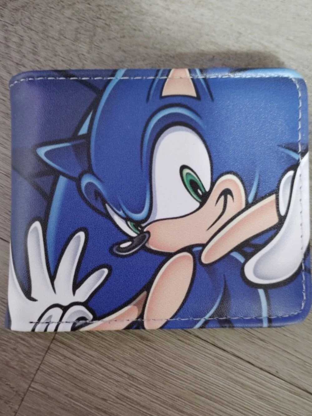 New Sonic the hedgehog anime manga leather wallet